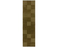 Flair Rugs koberce Běhoun Moderno Checkerboard Green - 60x230 cm Zelená, Střední (80x160 - 164x240), Přírodní