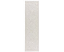 Flair Rugs koberce Běhoun Verve Jaipur Ivory - 60x240 cm Bílá, Syntetický (umělý)