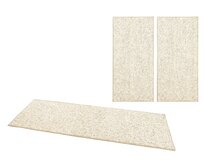 BT Carpet - Hanse Home koberce DOPRODEJ: 3 díly: 67x140 (2x), 67x250 (1x) cm Ložnicová sada Wolly  Creme - 3 díly: 67x140 (2x), 67x250 (1x) cm Bílá, Velké (190x270 cm a větší), Syntetický (umělý)