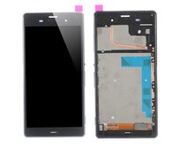 Sony Xperia Z3 LCD displej včetně rámečku komplet černý D6603