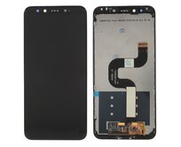 Xiaomi Mi A2 LCD displej dotykové sklo komplet přední panel s rámečkem černý