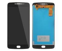 Motorola E4 Plus LCD displej dotykové sklo komplet přední panel černý