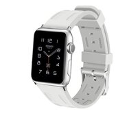 Apple Watch 42mm 44MM silikonový řemínek bílý