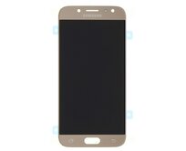 Samsung Galaxy J7 2017 Amoled LCD displej dotykové sklo zlaté J730F (Service Pack)