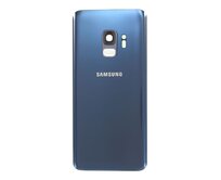 Samsung Galaxy S9 zadní kryt baterie osazený včetně krytky čočky fotoaparátu modrý G960