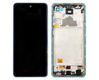 Samsung Galaxy A72 LCD displej dotykové sklo A725/A726 Modrý (Service Pack)