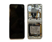 Samsung Galaxy Z Flip 3 5G LCD displej dotykové sklo vnitřní SM-F711 Cream (SWAP)