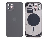 Zadní kryt baterie Apple iPhone 12 Pro včetně středového rámečku černý/šedý