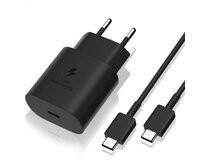 Nabíjecí adaptér Samsung EP-TA800B + kabel DA705BBE 25W 3A USB-C (Black)