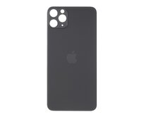 Zadní skleněný kryt baterie černý s větším otvorem pro kamery pro Apple iPhone 11 Pro Max