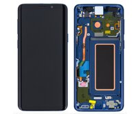 Samsung Galaxy S9 LCD displej Amoled včetně rámu G960 (Service Pack) Modrý