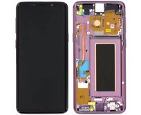 Samsung Galaxy S9 LCD displej Amoled včetně rámu G960 (Service Pack) Fialový