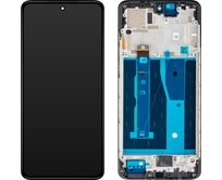 Motorola Moto G84 LCD displej dotykové sklo včetně rámečku (Service Pack) Black