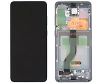 Samsung Galaxy S20+ G985/G986 LCD displej dotykové sklo včetně rámečku (Service Pack) Gray