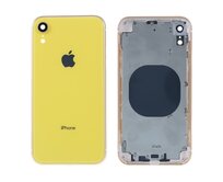 Apple iPhone XR zadní kryt baterie včetně rámečku telefonu žlutý