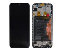 Huawei P Smart 2019 LCD displej dotykové sklo včetně rámečku a baterie (Service Pack) black