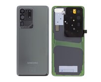 Samsung Galaxy S20 Ultra Zadní kryt šedý G988 Cosmic Gray včetně čočky fotoaparátu (Service Pack)