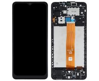 Samsung Galaxy A12 A125 LCD displej dotykové sklo včetně rámečku (Service Pack)