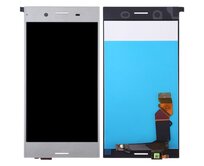 Sony Xperia XZ Premium LCD displej dotykové sklo komplet přední panel stříbrný G8142