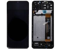 Samsung Galaxy M13 4G LCD displej dotykové sklo M135 (včetně rámečku)