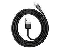 USB-A na Lightning kabel Baseus Cafule 18W, 2.4A, 1m (šedý)