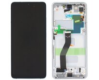 Samsung Galaxy S21 Ultra 5G LCD displej dotykové sklo stříbrné G998 (Service Pack)