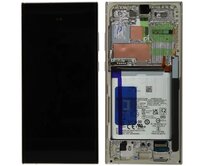 Samsung Galaxy S23 Ultra S918 LCD displej dotykové sklo + baterie (Service Pack) Cream