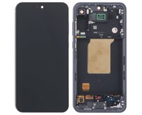 Samsung Galaxy A55 5G A556 LCD displej dotykové sklo včetně rámečku originální (Service Pack) black