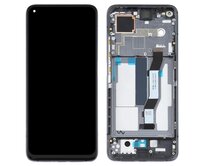 Xiaomi Mi 10T 5G / 10T Pro 5G LCD displej dotykové sklo včetně rámečku černý (Service Pack)