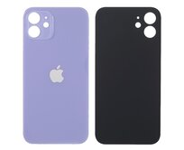 Náhradní zadní kryt baterie Apple iPhone 12 větším otvorem pro kamery fialový