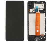 Samsung Galaxy M12 LCD displej dotykové sklo včetně rámečku M127 (Service Pack)