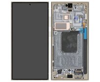 Samsung Galaxy S24 Ultra S928 LCD displej dotykové sklo včetně rámečku (Service Pack) Titanium Yellow