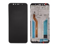 Asus Zenfone Max Pro (M1) LCD displej dotykové sklo komplet přední panel černý včetně rámečku ZB601KL ZB602KL