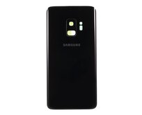 Samsung Galaxy S9 zadní kryt baterie osazený včetně krytky čočky fotoaparátu černý G960