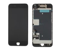 LCD displej dotykové sklo černé komplet osazený včetně přední kamery Apple iPhone 8 / SE (2020)