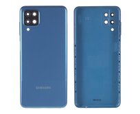 Samsung Galaxy A12 zadní kryt baterie modrý včetně krytky čočky fotoaparátu A125F