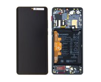 Huawei P30 Pro LCD displej dotykové sklo komplet přední panel včetně rámečku Black (Service Pack)