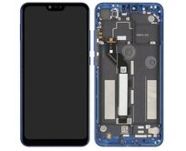 Xiaomi Mi 8 Lite LCD displej dotykové sklo včetně rámu originální (Service Pack) blue