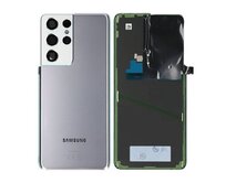 Samsung Galaxy S21 Ultra 5G zadní kryt baterie stříbrný G998B (Service Pack)