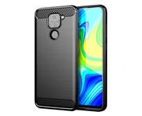 WG Kryt Carbon pro Xiaomi Redmi Note 9 - černá