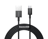 USB-A na microUSB kabel Baseus Superior Series 18W 2.4A (2m) černý