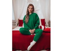 Dámská tepláková souprava ARIELLA PREMIUM zelená Zelená, S