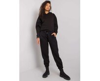 Dámské tepláky z Esher RUE PARIS černé Černá, L/XL