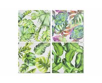 Obraz "TROPICAL LEAVES" 40x40x1.7/4dr.