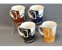 Sada 4ks hrnků "caffe latte" /4b.