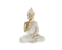 Soška "BUDDHA GOLDEN" resin 16x9x20cm