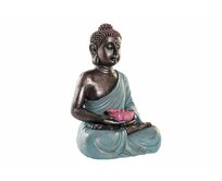 Soška "BUDDHA-TURQUOISE" 40x33.5x60.5cm