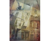 Originální olejomalba "Podzimní navigace". Olej na plátně. 80 x 60 cm., nerámováno, signováno.