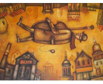 Originální olejomalba "Do You Remember Golden Days". Olej na plátně. 60 x 80 cm., nerámováno, signováno.