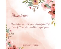 Klenoty Amber Dárková karta s věnováním Mamince